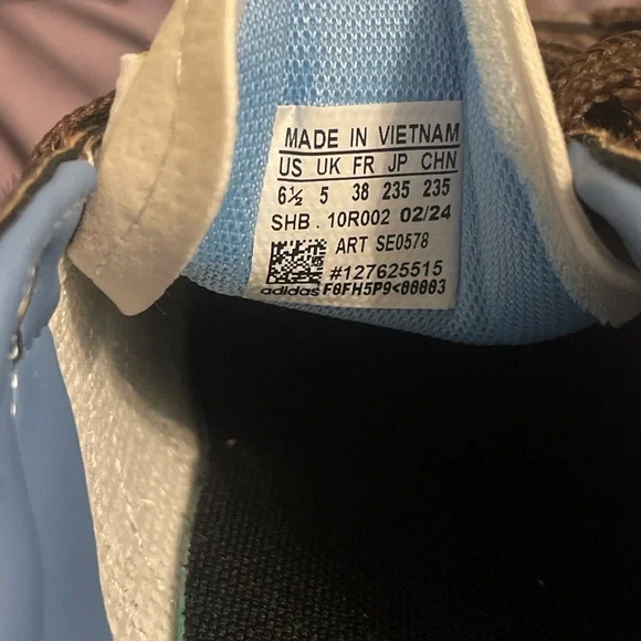 adidas Spezial Leopard Print Sneakers - Brown/White/Blue - Picture 4 of 6